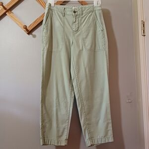 J. Crew Light Green Cotton Chinos Khakis Straight Leg 6P
